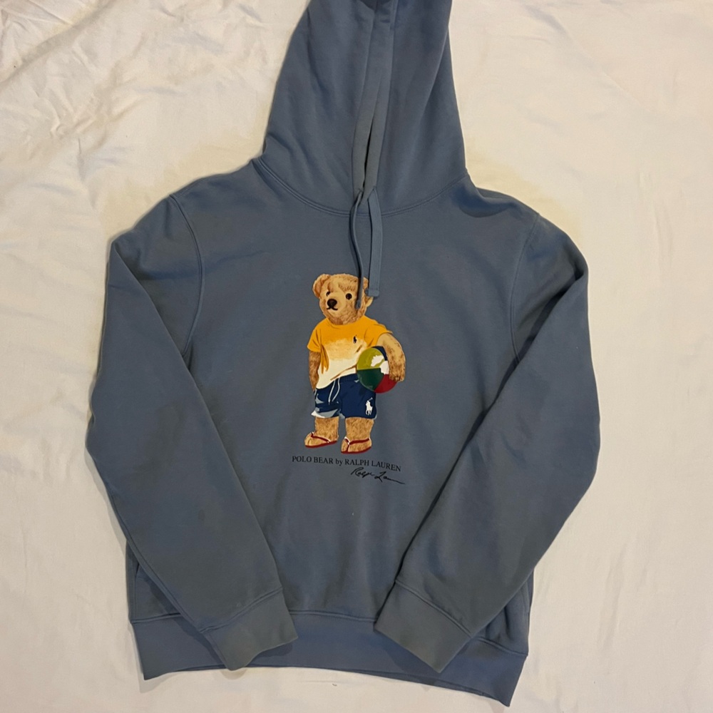 Ralph Lauren Light Blue Pullover Hoodie